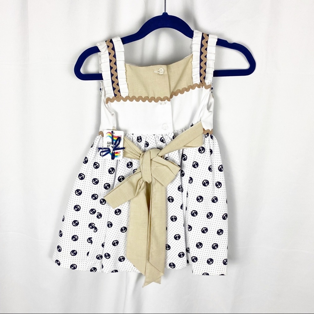 Spanish Girls Sailor Dress 3T - Picture 3 of 5
